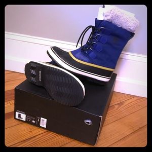 Sorel Women’s Winter Carnival Aviation Blue Boots